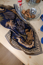 Georgia Navy Pattern Scarf