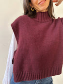 Gilet Julieta Burgundy