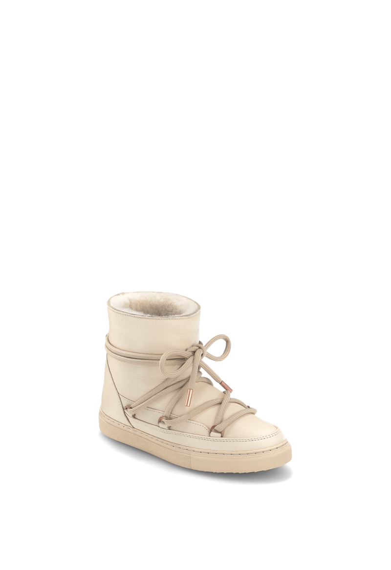 Bottes Full Leather Sneaker - Cream