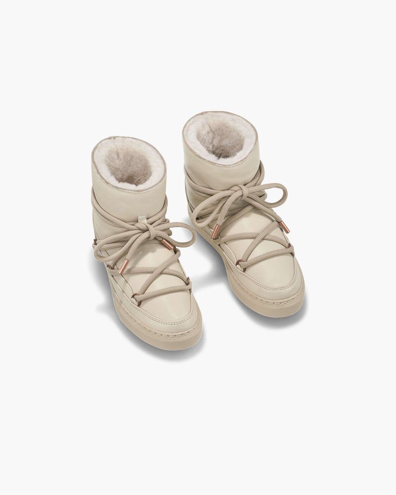 Bottes Full Leather Sneaker - Cream