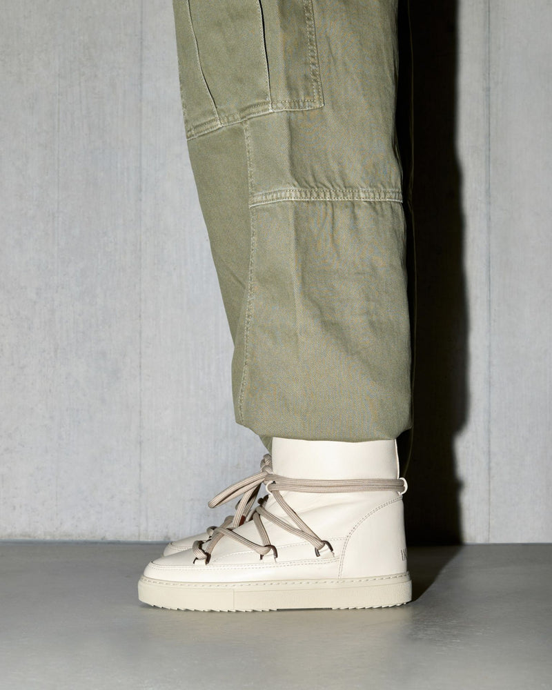 Bottes Full Leather Sneaker - Cream