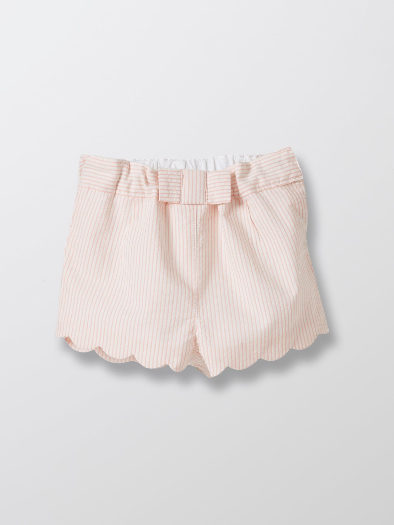 Short Coquille - Bleu Clair Raye - Bébé