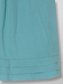 Robe Grand Col - Bleu Moyen Uni - Bébé