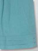 Vestido Cuello Grande - Liso Azul Medio - Bebé