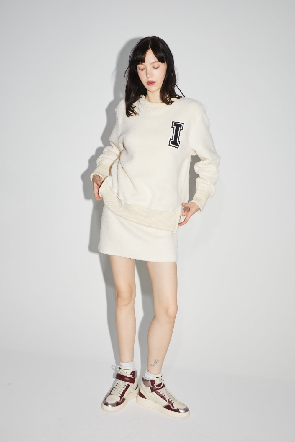 La sudadera blanca Harper Preppy