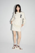 La sudadera blanca Harper Preppy