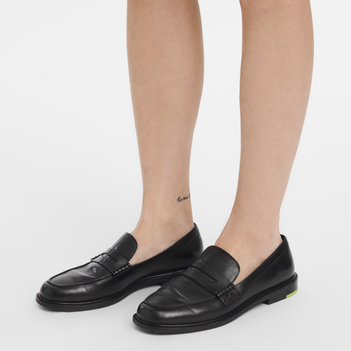 Moccasins - Au Sultan Leather Moccasin - Black