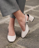 Court shoes N°617 Blanc