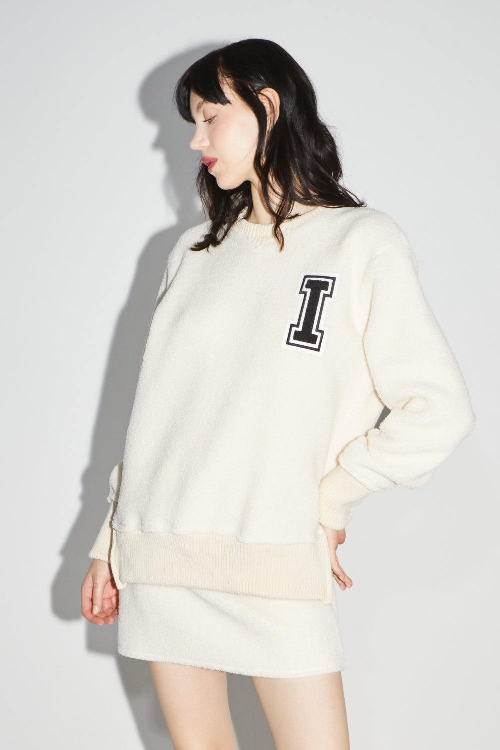 La sudadera blanca Harper Preppy