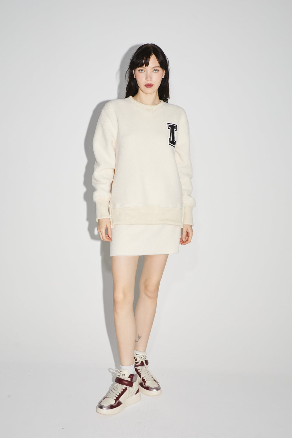 La sudadera blanca Harper Preppy