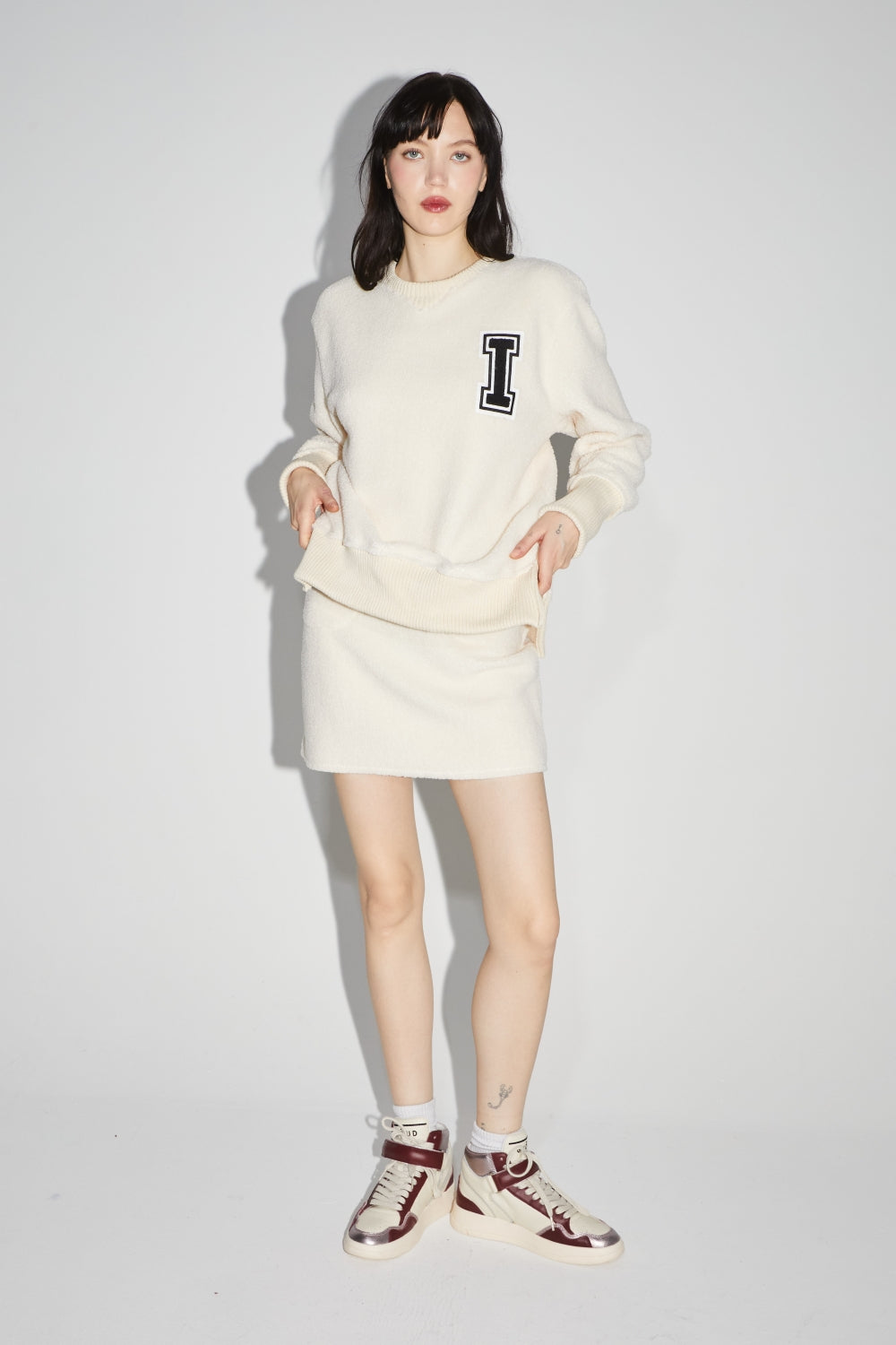 La sudadera blanca Harper Preppy