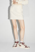 La Mini Jupe Blake Preppy White