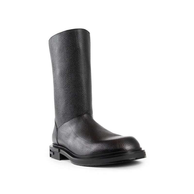 Bottes - Fendi Leather Frame  - Black