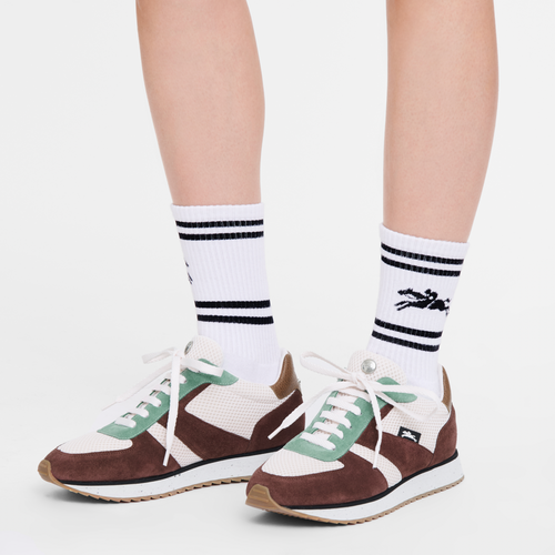 Sneakers - Le Pliage Green - Burgundy