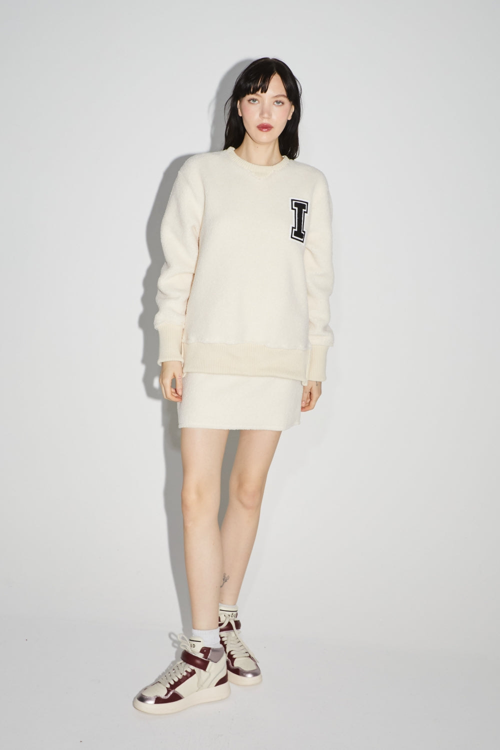 La Mini Jupe Blake Preppy White