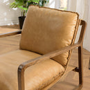 Sillón - Gaston - Coñac - Marrón oscuro