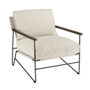 Sillón - Gaston - Marrón - Negro - Blanco