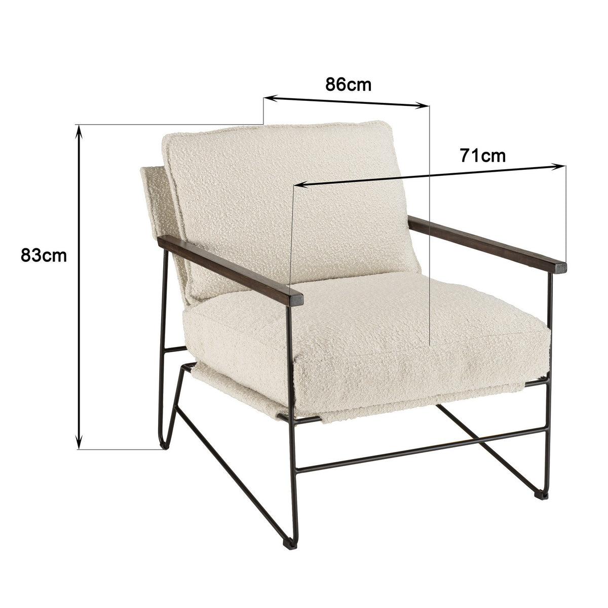 Gaston - Fauteuil - Blanc