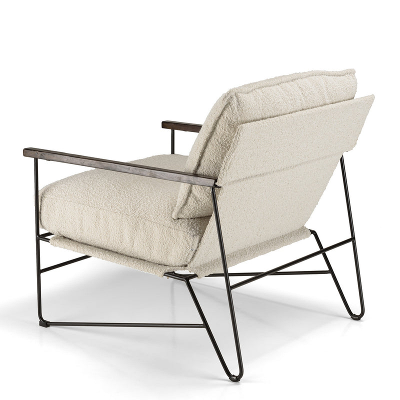 Sillón - Gaston - Marrón - Negro - Blanco