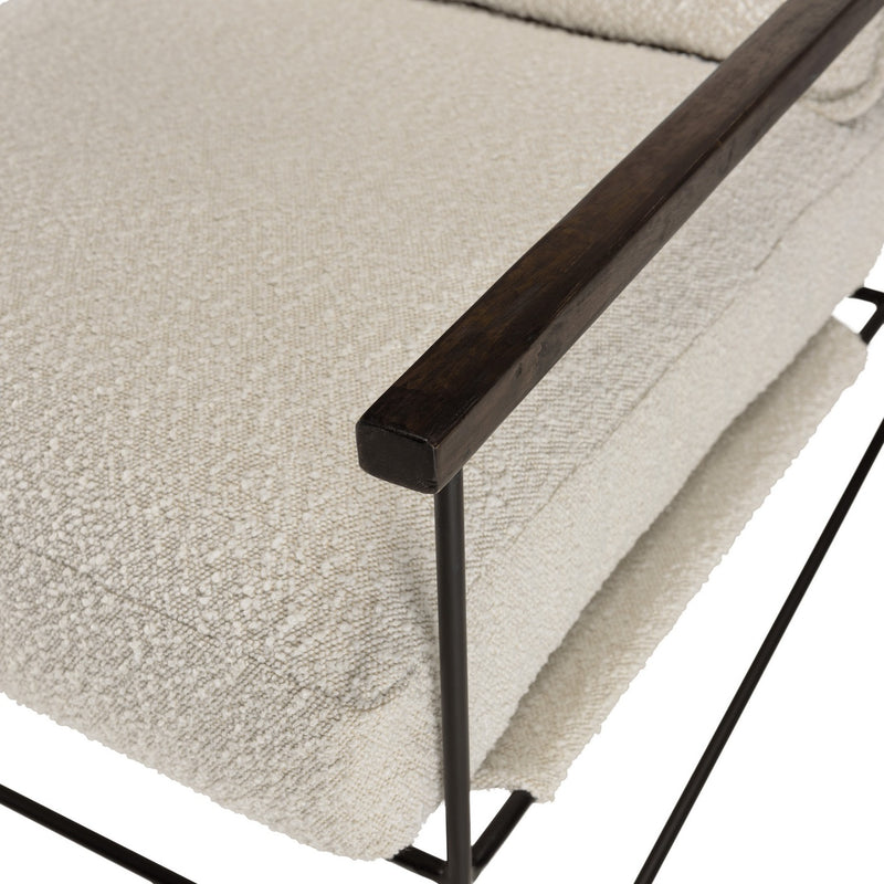 Sillón - Gaston - Marrón - Negro - Blanco