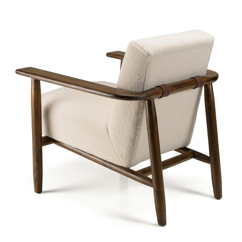 Sillón - Gaston - Marrón - Blanco