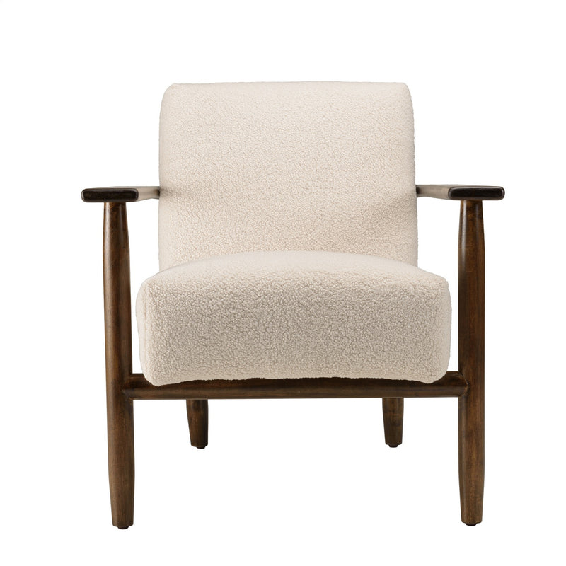 Sillón - Gaston - Marrón - Blanco