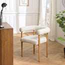Mesa Silla Y Sillón - Gaston - Madera Clara - Blanco