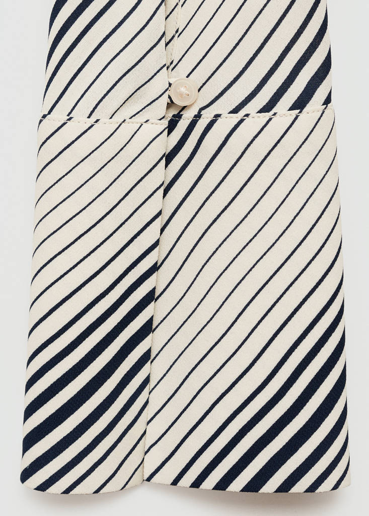 Chemise Rayures Manches Cloche