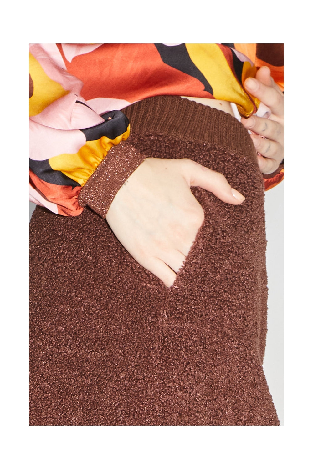 La Mini Jupe Blake Preppy Chocolat