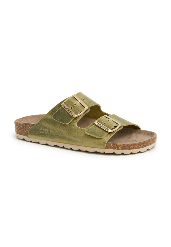 Sandalias - Verde - Mujer