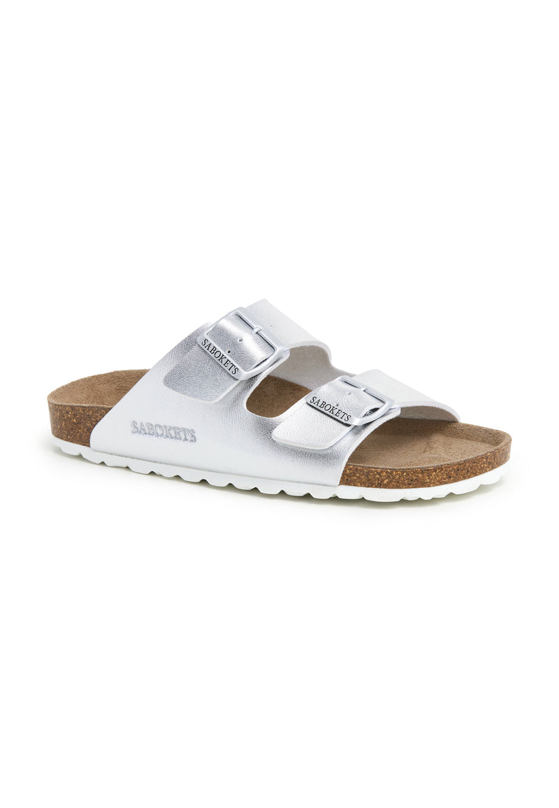 Sandalias - Plata - Mujer