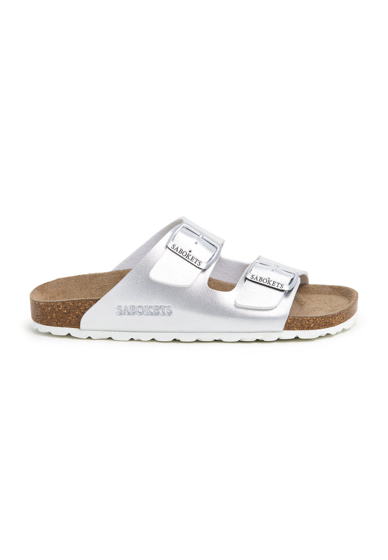 Sandalias - Plata - Mujer