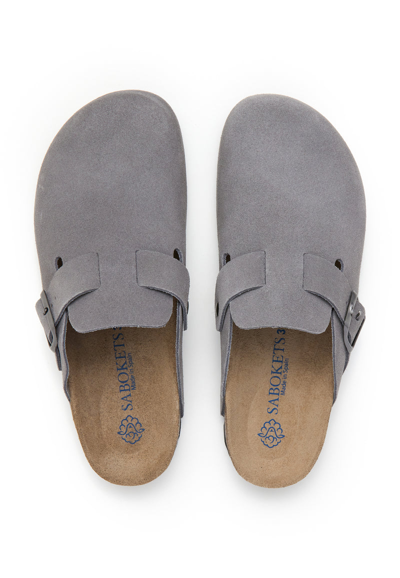 Zuecos - Gris - Mujer