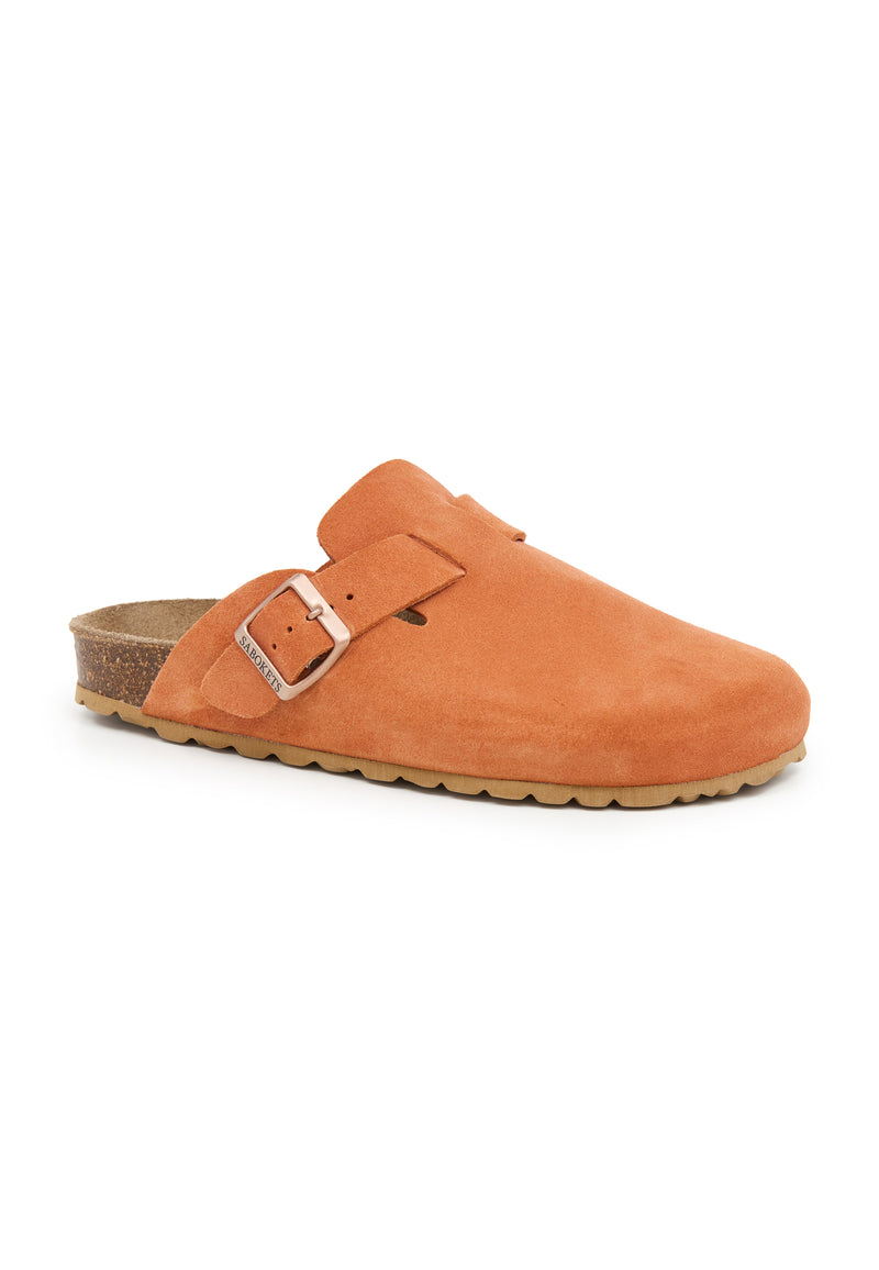 Zuecos - Naranja - Mujer