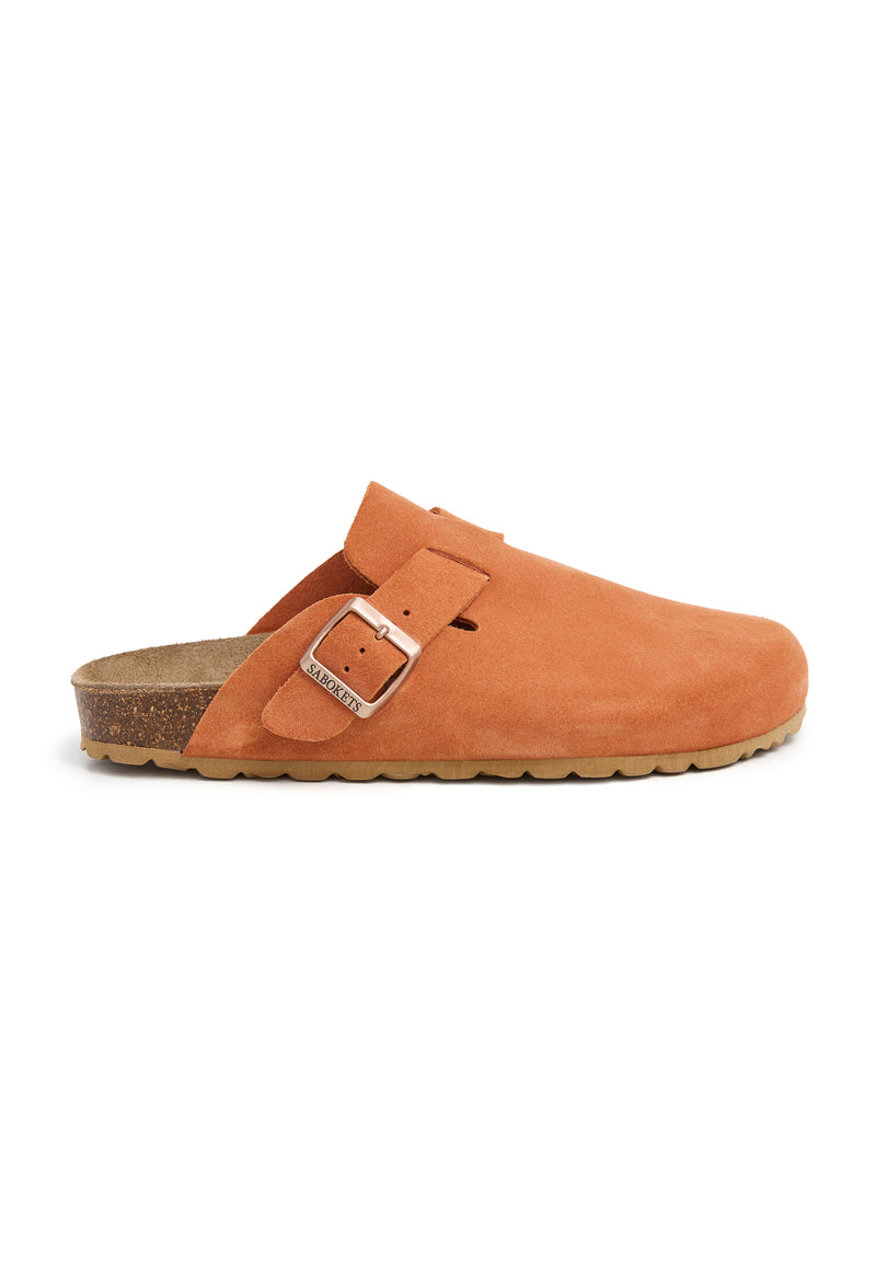 Zuecos - Naranja - Mujer