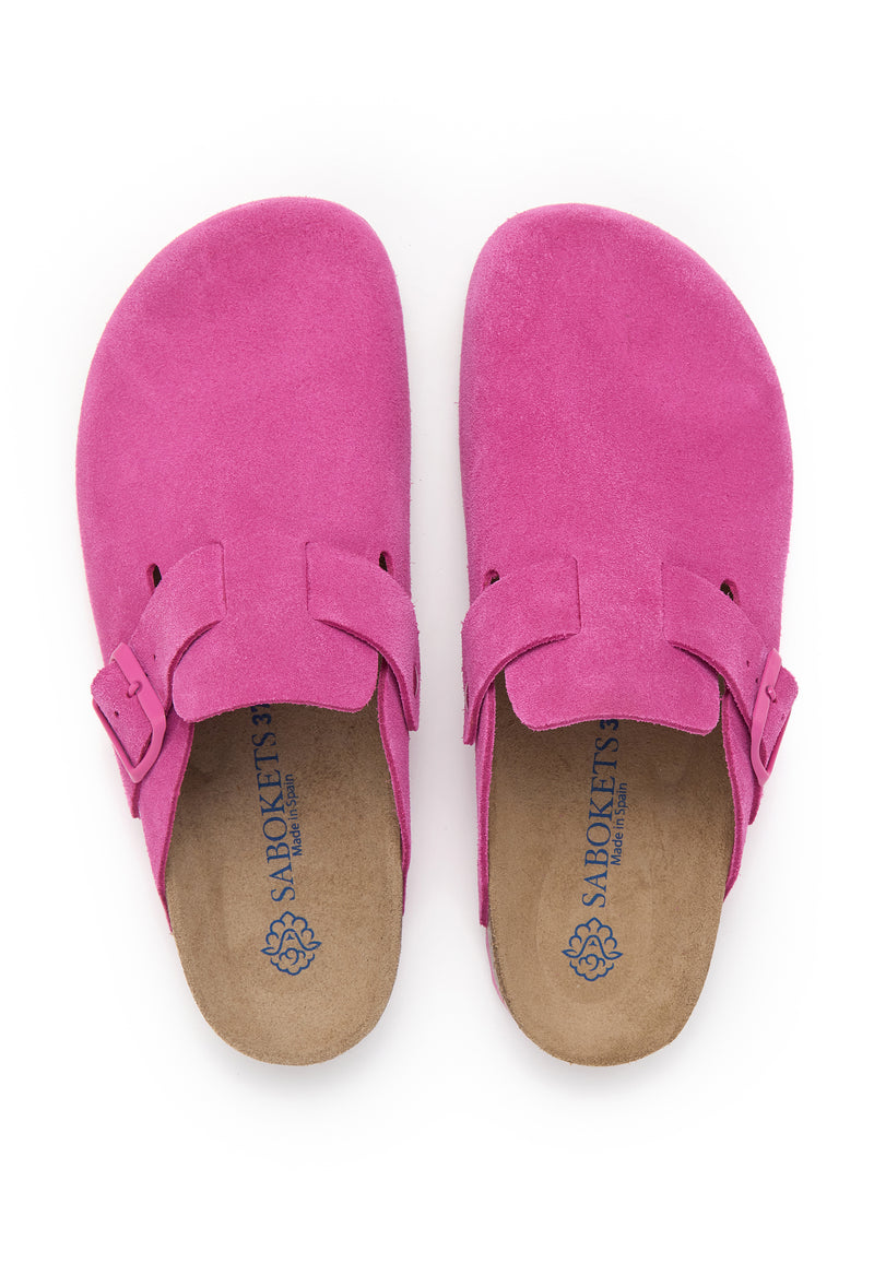 Zuecos - Fucsia - Mujer