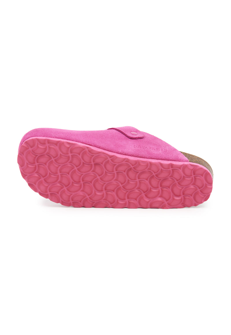 Zuecos - Fucsia - Mujer