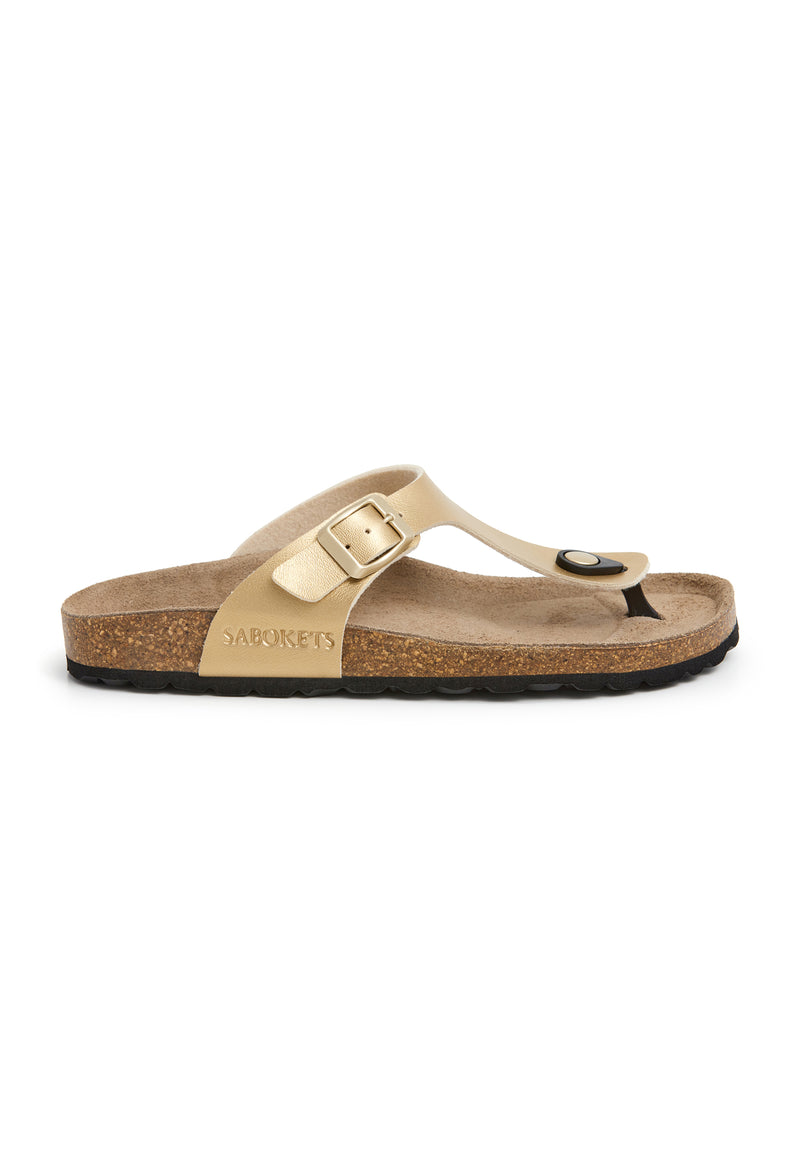 Sandalias - Dorado - Mujer