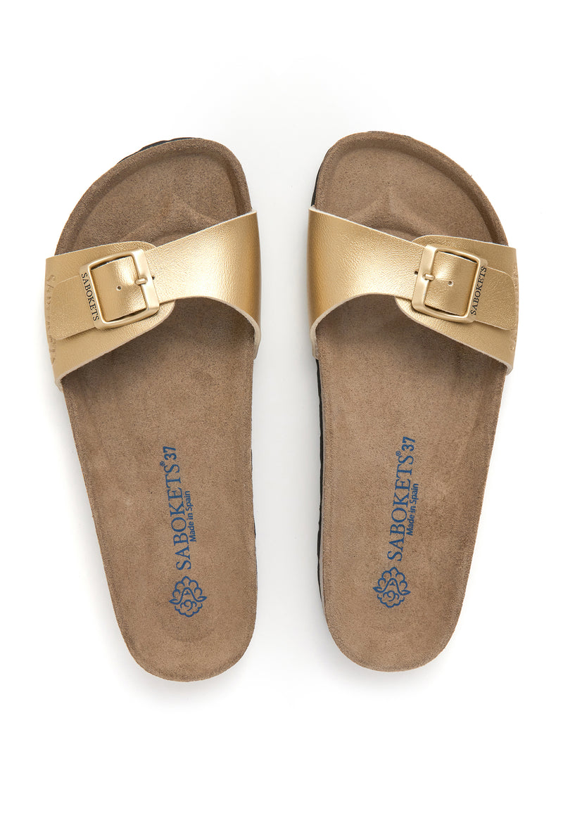Sandalias - Dorado - Mujer