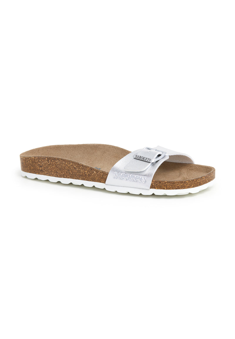 Sandalias - Plata - Mujer