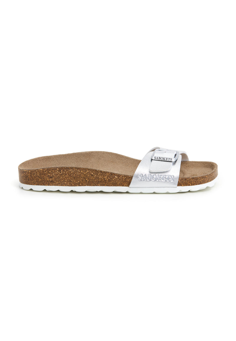 Sandalias - Plata - Mujer