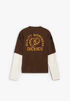 Dickies Payson 2Fer T-Shirt (Timber Brown) - Timber Brown