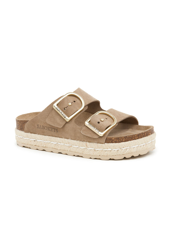 Sandales - Brune - Femme