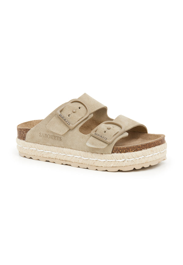 Sandalias - Caqui - Mujer