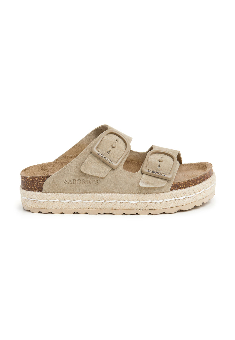 Sandalias - Caqui - Mujer
