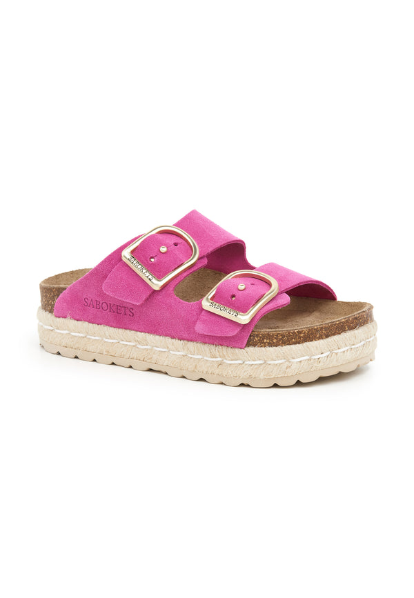 Sandales - Fuchsia - Femme