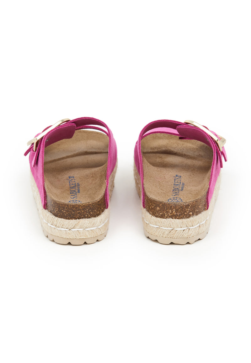 Sandalias - Fucsia - Mujer