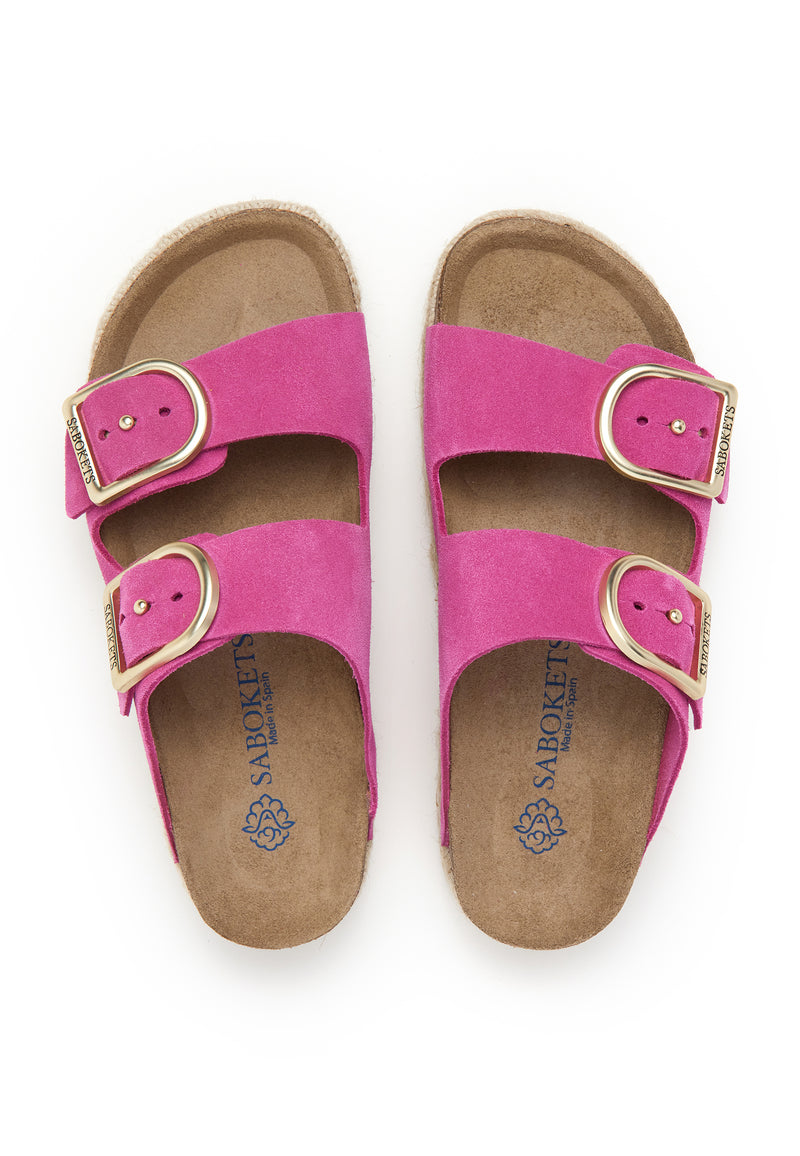 Sandalias - Fucsia - Mujer