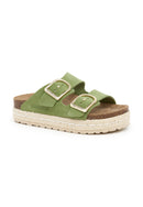 Sandalias - Verde - Mujer