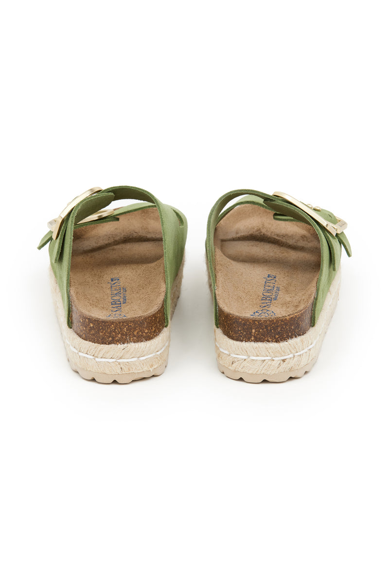 Sandalias - Verde - Mujer